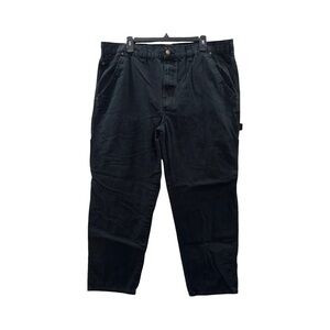 STANLEY Workwear Pants Men's Size 38x32 Black Multipocket Cargo